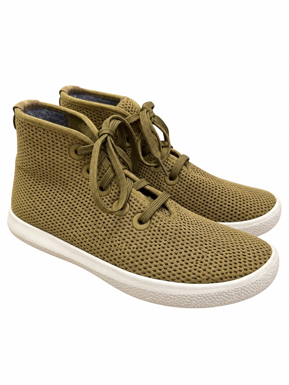 Allbirds TR Tree Runners Womens 9 Sneakers baobab green knit White Sole Shoes